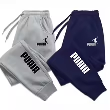 PUMA Print Men's Pants Autumn/Winter New Sport Jogging Trousers Fitness Loose Fit Clothing Solid Color Outfit Streetwear Pants